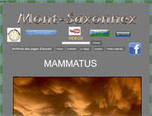 Tablet Screenshot of mont-saxonnex.com