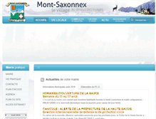 Tablet Screenshot of mont-saxonnex.fr